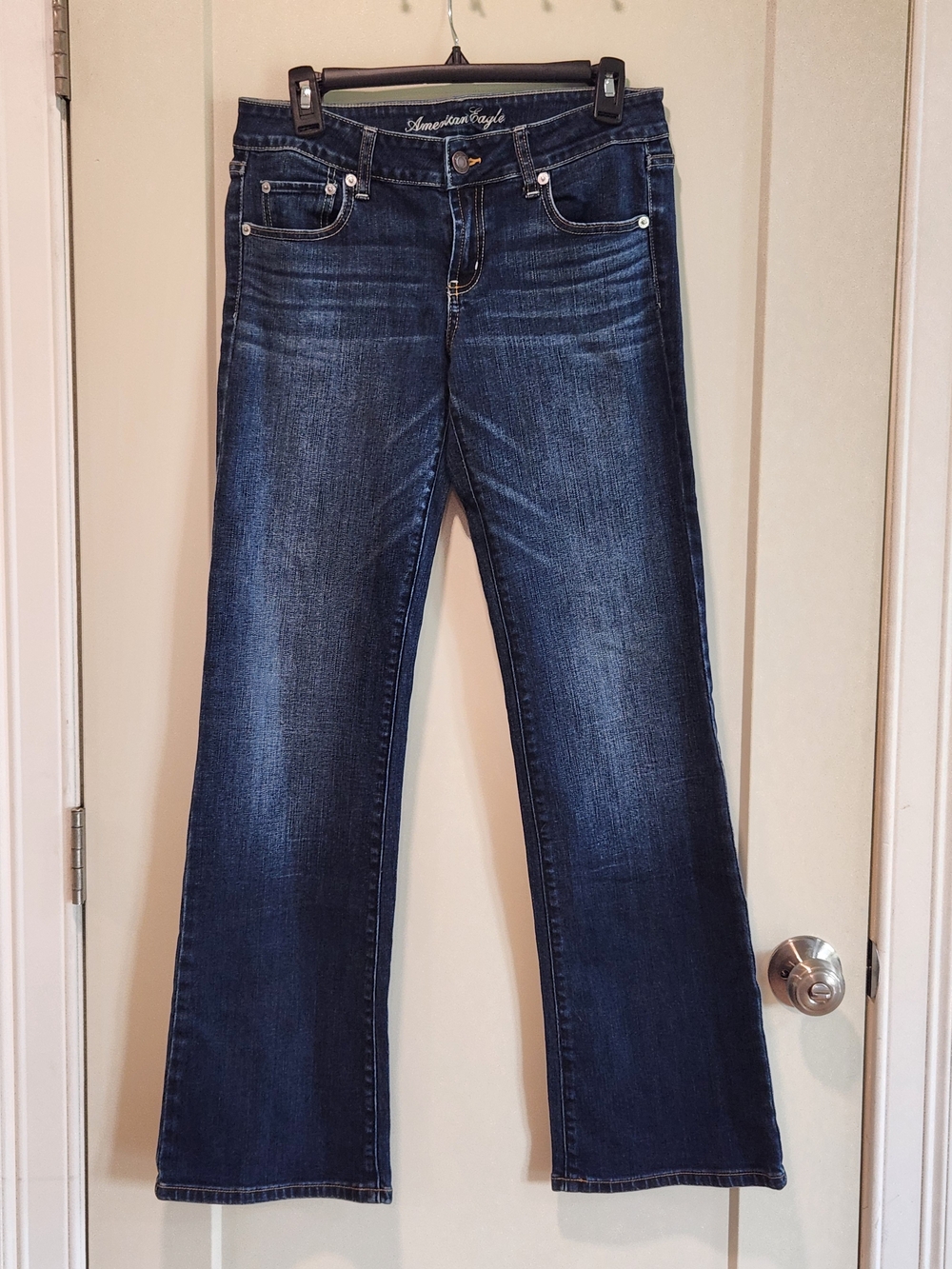 American Eagle Outfitters Dark Blue Flare Jeans